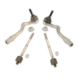 Porsche Steering Tie Rod End Kit - 4G0423832A Front (Inner and Outer) - Lemfoerder